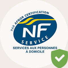 L'agence Villefranche-sur-Saône est certifiée NF Service à domicile par l'Afnor